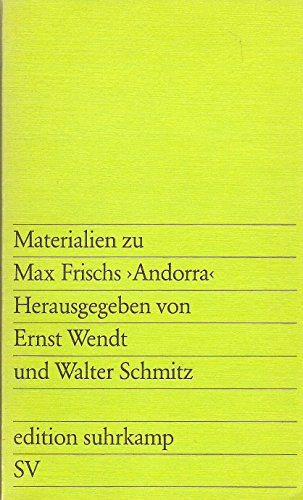 Materialien zu Max Frischs Andorra. - Click to Buy