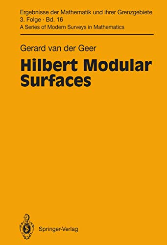 Hilbert Modular Surfaces - Click to Buy