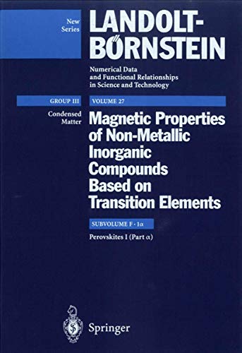 Perovskites I (Part A) - Click to Buy