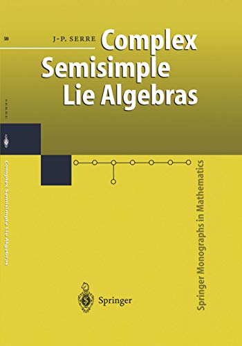 Complex Semisimple Lie Algebras - Click to Buy