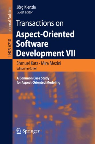 Transactions on Aspect-Oriented Software Development VII: A Common Case Study for Aspect-Oriented Modeling (Volume 6210) - Click to Buy