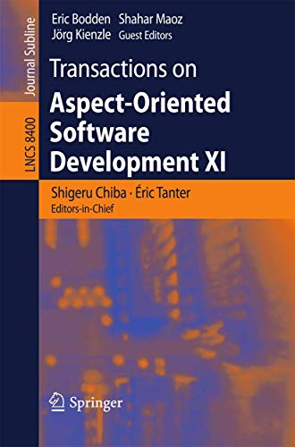 Transactions on Aspect-Oriented Software Development XI - Click to Buy