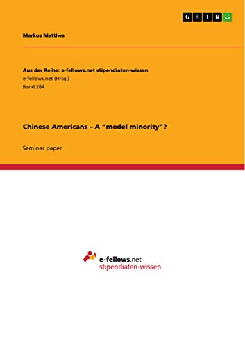 Chinese Americans - A "model minority"?