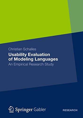 Usability Evaluation of Modeling Languages: An Empirical Research Study