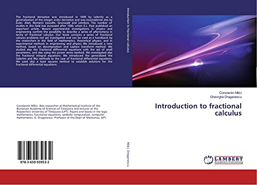 Introduction to fractional calculus - Click to Buy