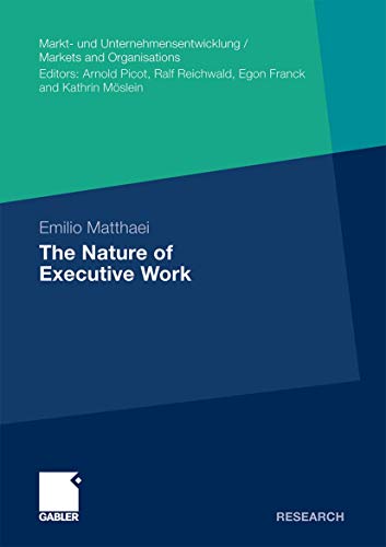 The Nature of Executive Work - Click to Buy