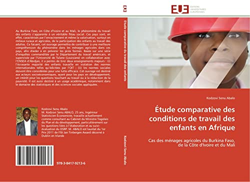 Etude comparative des conditions de travail des enfants en afrique - Click to Buy