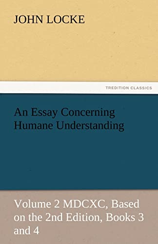 An Essay Concerning Humane Understanding