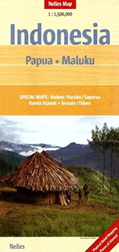 Indonesia: Papua- Malaku Map 1:1.5M Nelles 2013*** (English and German Edition) - Click to Buy
