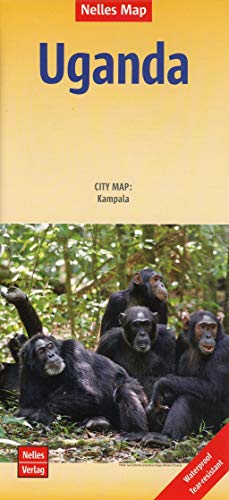 Nelles Map Landkarte Uganda: 1:700.000 | reiß- und wasserfest; waterproof and tear-resistant; indéchirable et imperméable; irrompible & impermeable: City Map: Kampala (Nelles Map: Strassenkarte) - Click to Buy