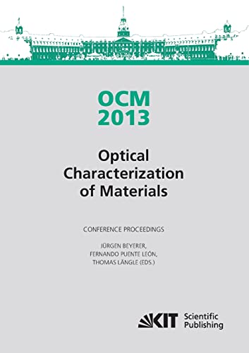 OCM 2013 - Optical Characterization of Materials : Conference Proceedings - Click to Buy