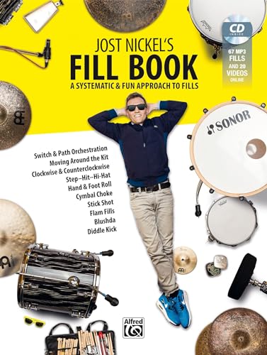 Jost Nickel's Fill Book: A Systematic & Fun Approach to Fills, Book, MP3 CD & Online Audio / Video - Click to Buy