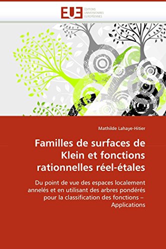 FAMILLES DE SURFACES DE KLEIN ET FONCTIONS RA - Click to Buy