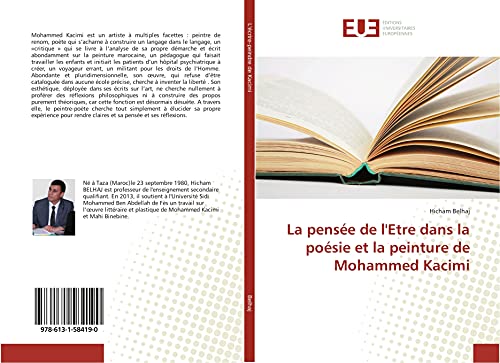 La pensée de l'Etre dans la poésie et la peinture de Mohammed Kacimi (French Edition)