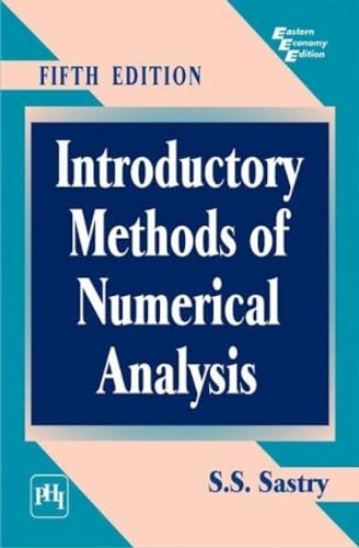 Introductory Methods of Numerical Analysis - Click to Buy