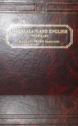 Malayalam and English Vocabulary - Click to Buy