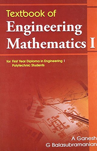 Textbook Of Engineering Mathematics 1- For First Year Diploma In Engineering 1 Polytechnic Students - Click to Buy