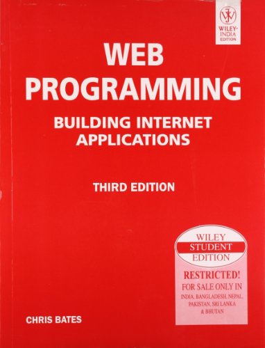 Web Programming: Building Internet Applications - Click to Buy