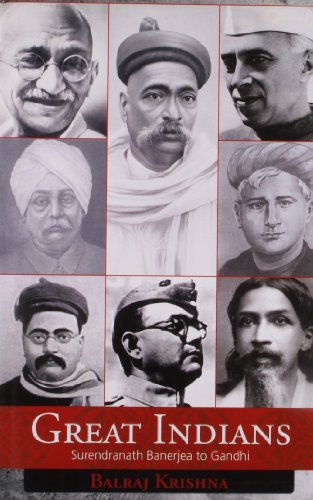 Great Indians: Surendranath Banerjea to Gandhi - Click to Buy