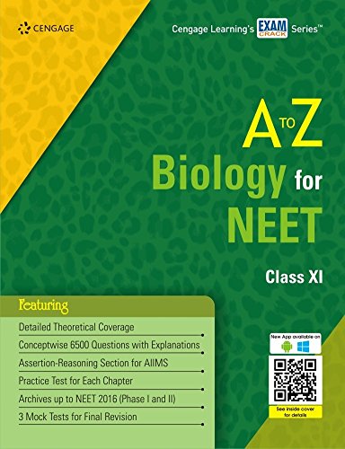 A to Z Biology for NEET Class XI [Paperback] Cengage Learning India - Click to Buy