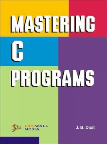 Mastering C Programs
