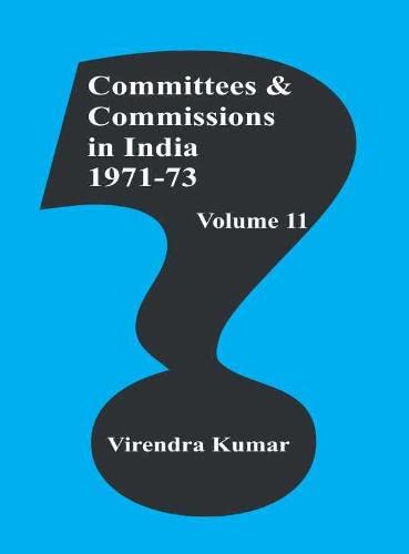 Committees and Commissions in India, 1971-73 - Click to Buy