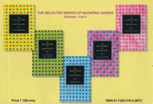 Selected Works of Mahatma Gandhi, 5 Volumes Boxed (Selected Works of Mahatma Gandhi, 5 volumes boxed) [Paperback] [Jan 01, 2006] Mahatma Gandhi and Shriman Narayan - Click to Buy