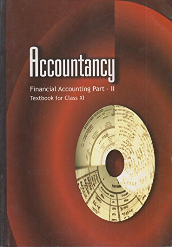 Accountancy Financial Accounting Part - 2 for Class - 11- 11112 - Click to Buy