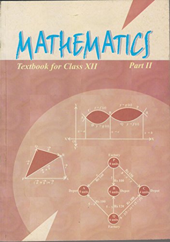Mathematics Textbook for Class 12 Part - 2 - 12080 - Click to Buy