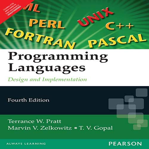 Programming Languages Design And Implementation 4Ed (Pb 2006) [Paperback] PRATT - Click to Buy
