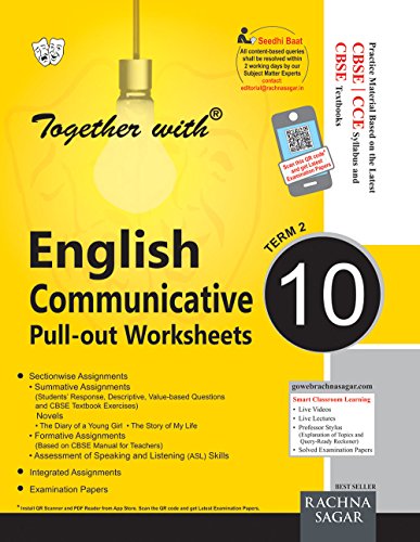 Together With English Communicative Pull - out Worksheets Term 2 - 10 [Paperback] [Jan 01, 2016] Rachna Sagar - Click to Buy