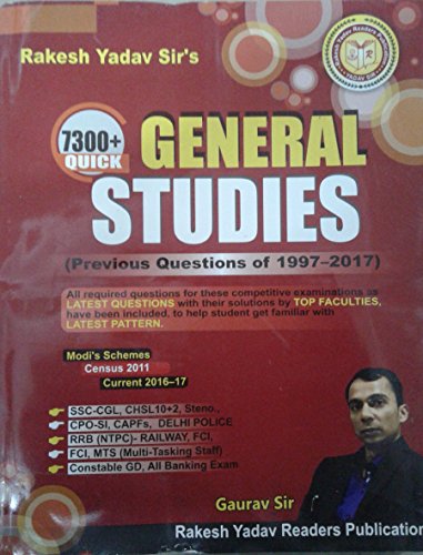 Rakesh Yadav Sir's 7300+ Quick General Studies - Click to Buy