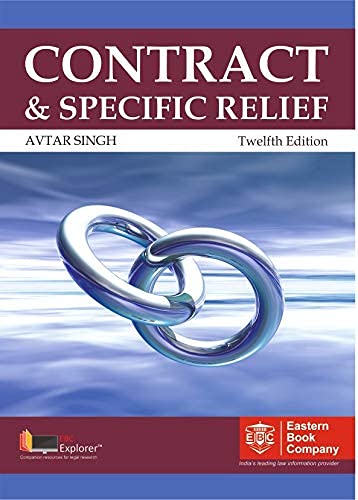 Law of Contract & Specific Relief [Paperback] AVTAR SINGH - Click to Buy