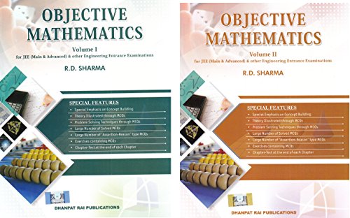 Objective Mathematics for JEE (Main & Advanced) & other Engineering Entrance Examinations - 2018-2019 Session (Set of 2 Volumes) - Click to Buy