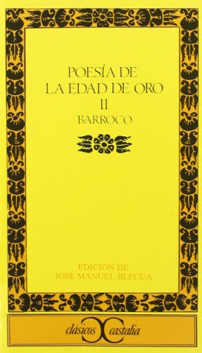 Poesía de la Edad de Oro, II. Barroco - Click to Buy