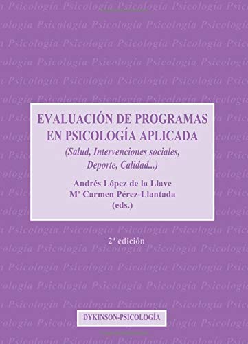 Evaluacion De Programas En Psicologia Aplicada - Click to Buy