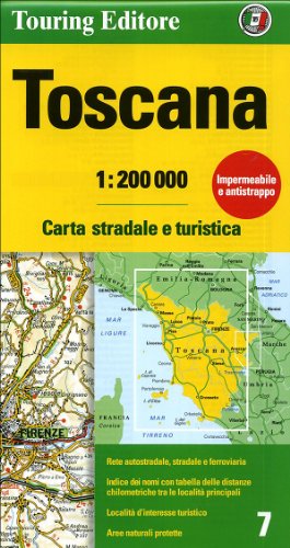 Toscana: TCI.R07: No. 7 (Regional Road Map) - Click to Buy