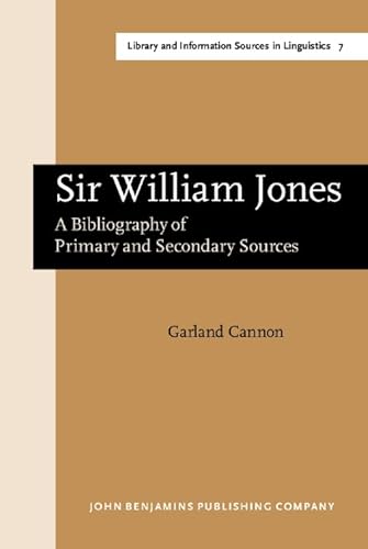 Sir William Jones: A Bibliography of Primary and Secondary Sources (007) - Click to Buy