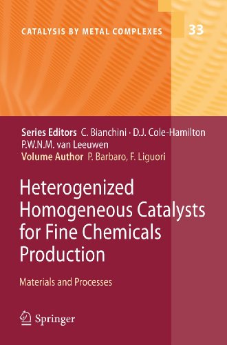 Heterogenized Homogeneous Catalysts for Fine Chemicals Production: Materials and Processes - Click to Buy