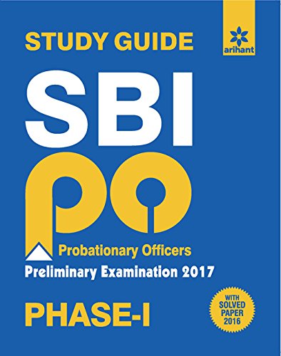 SBI PO Phase-1 Preliminary Examination Study Guide 2017 - Click to Buy