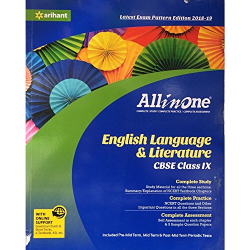 All In One English Language and Literature CBSE Class 9th - Click to Buy
