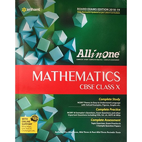CBSE All In One Mathematics CBSE Class 10 for 2018 - 19 - Click to Buy