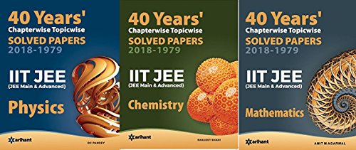 40 Years Chapterwise Topicwise Solved Papers Iit Jee Mathematics, Chemistry, Physics [Paperback] - Click to Buy
