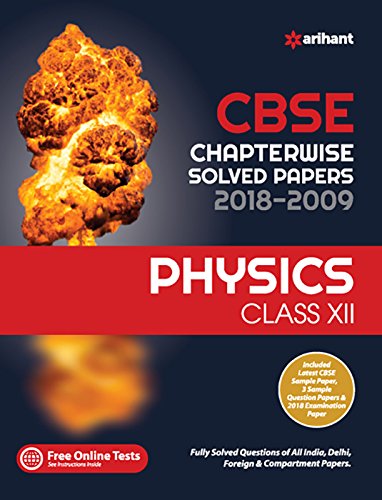 Cbse 2019 Chapterwise Physics 12Th - Click to Buy