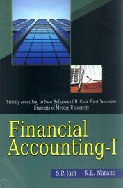 Financial Accounting B.Com. 1st Sem. Mysore - Click to Buy