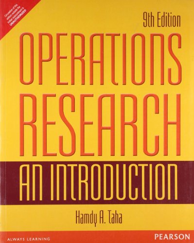 Operations Research An Introduction
