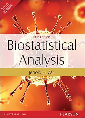 Biostatistical Analysis 5th By Jerrold H. Zar (International Economy Edition) - Click to Buy