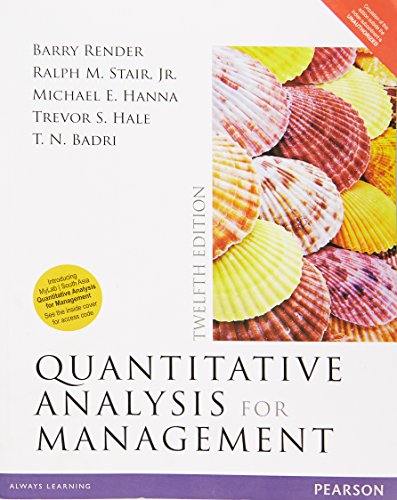 Quantitative Analysis For Management 12 Ed - Click to Buy