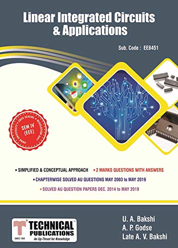Linear Integrated Circuits and Applications for AU (SEM-IV EEE CBCS SCHEME REGULATION-2017) - Click to Buy