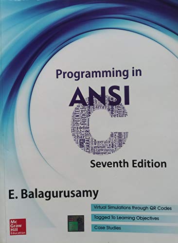 Programming In Ansi C - Click to Buy